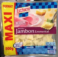 Amount of sugar in Lustucru ravioli jambon fromage format maxi500g