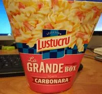Jumlah gula yang masuk Lustucru box serpentini carbonara 360g