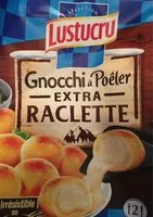 Suhkru kogus sees Gnocchi a poeler extra raclette 280g lustucru