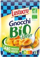 入っている砂糖の量 Lustucru gnocchi a poeler bio 280g x8