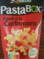 Sugar and nutrients in Pasta box