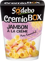 Sucre et nutriments contenus dans Cremiobox