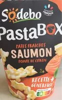 Suhkru kogus sees Pastabox saumon