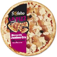 Amount of sugar in La Pizz - Mozzarella Jambon cru