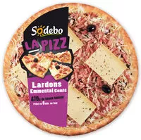 Amount of sugar in La Pizz - Lardons Emmental Comté