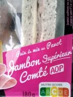Jumlah gula yang masuk Le gourmand jambon supérieur comté pavot