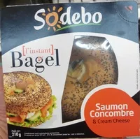 Quantité de sucre dans L'instant Bagel Saumon Concombre & Cream Cheese