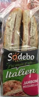 入っている砂糖の量 J'ai envie d'un… Italien Jambon Mozzarella