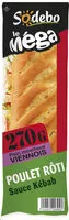Cantidad de azúcar en Sandwich le méga poulet rôti sauce kébab