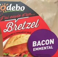 Sucre et nutriments contenus dans Bretzel bacon emmental