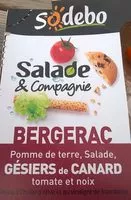 入っている砂糖の量 Salade & Compagnie Bergerac : Pommes de terre, Salade, Gésiers de Canard, Tomate et Noix