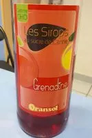 Sucre et nutriments contenus dans Oransol