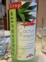 Amount of sugar in Sirop Cactus Piment