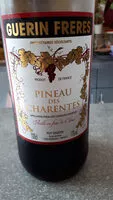 Sucre et nutriments contenus dans Pineau des charentes