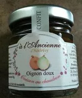 चीनी की मात्रा Confit à l'ancienne Oignon Doux