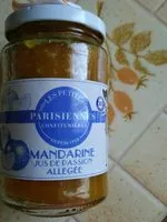 Quantité de sucre dans Confiture mandarine jus de passion allégée