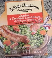 Jumlah gula yang masuk Saucisse à l'ancienne et petits pois carottes avec de petits lardons