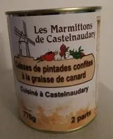 Sucre et nutriments contenus dans Les marmittons de castelnaudary