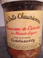 Saucisses de canard aux haricots lingots