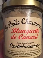 Количество сахара в Blanquette de Canard