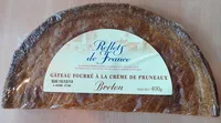 İçindeki şeker miktarı Gâteau Breton fourré à la Crème de Pruneaux