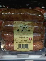 Zuckermenge drin Diots de Savoie à cuire