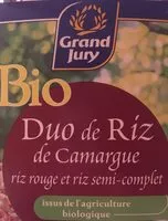Jumlah gula yang masuk 500G Duo Riz Camargue Grand Jury Bio