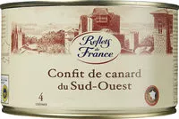 Sokerin määrä sisällä Confit de canard du Sud-Ouest
