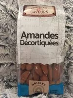 Zuckermenge drin Amande décortiquées
