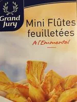 含糖量 Mini Flûtes feuilletées à l'emmental