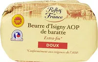 Jumlah gula yang masuk Beurre d'Isigny AOP de baratte - Doux