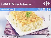 Suhkru kogus sees Gratin de poisson