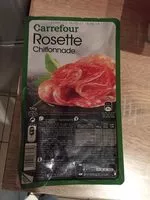 Amount of sugar in Chiffonnade de Rosette