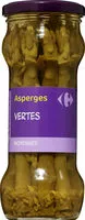 Suhkru kogus sees Asperges vertes