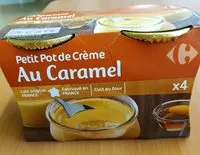 含糖量 Petit pot de crème au caramel aux oeufs frais