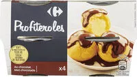 Quantité de sucre dans Profiteroles au chocolat