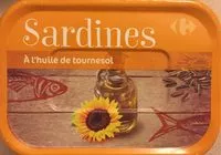 Jumlah gula yang masuk Sardines à l'huile de tournesol