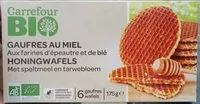 Количество сахара в Gaufres au miel