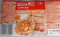 入っている砂糖の量 Muffins complets