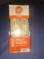 Quantité de sucre dans MAXI Poulet rôti crudités pain complet