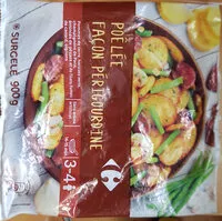 İçindeki şeker miktarı Poêlée façon Périgourdine