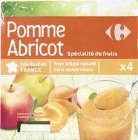 İçindeki şeker miktarı POMME ABRICOT Dessert de fruits