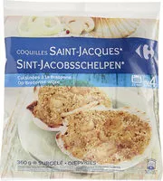Cantidad de azúcar en 4 Coquilles Saint-Jacques à la bretonne
