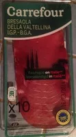 चीनी की मात्रा Bresaola