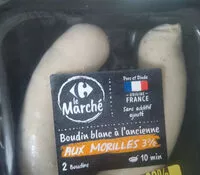 Quantité de sucre dans Boudin blanc aux morilles à l'ancienne