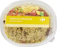 Quantité de sucre dans Taboulé oriental Pointe de menthe