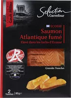 Sucre et nutriments contenus dans Carrefour selection