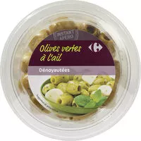 Quantité de sucre dans Olives vertes à l'ail dénoyautées