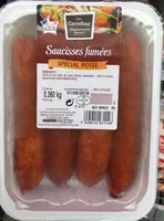 含糖量 Saucisses fumées spécial potée