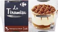 Sokerin määrä sisällä Tiramisu